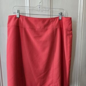 Worthington Vibrant Red Pencil Skirt